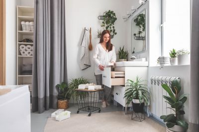 Functional Bathroom Storage